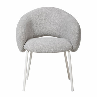 Logan Dining Chair White Grey