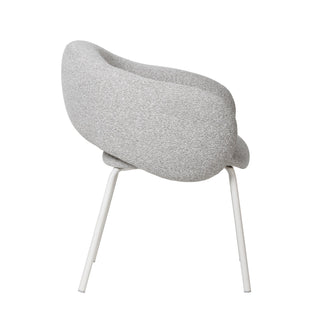 Logan Dining Chair White Grey