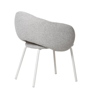 Logan Dining Chair White Grey