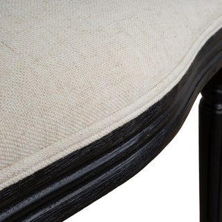 Evie Dining Chair Black Beige