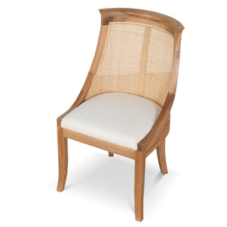 Henry Dining Chair Beige Blue