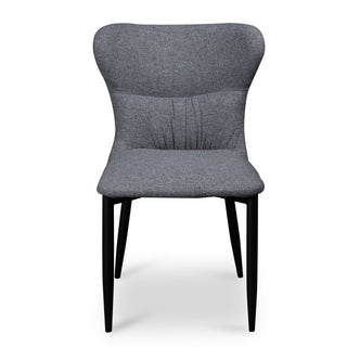 Finn Dining Chair Black Grey