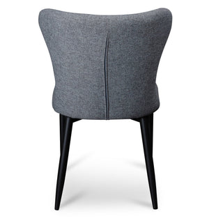 Finn Dining Chair Black Grey