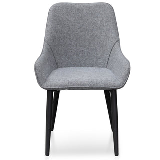 Balmain Dining Chair Black Grey