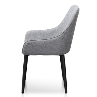 Balmain Dining Chair Black Grey