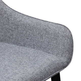 Balmain Dining Chair Black Grey