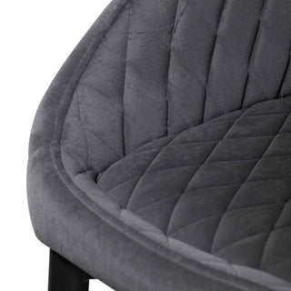 Mosman Dining Chair Black Grey