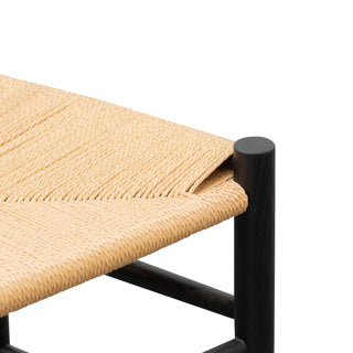 Oscar Dining Chair Black Natural Tan