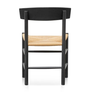 Oscar Dining Chair Black Natural Tan