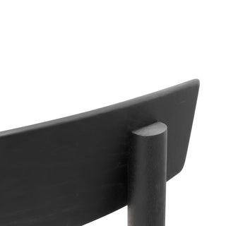 Oscar Dining Chair Black Natural Tan