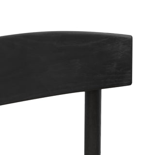 Oscar Dining Chair Black Natural Tan