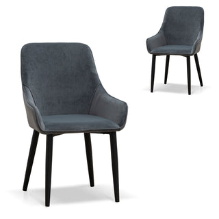 Aria Dining Chair Black Grey