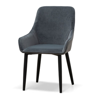 Aria Dining Chair Black Grey