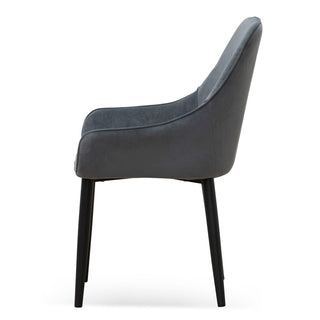 Aria Dining Chair Black Grey