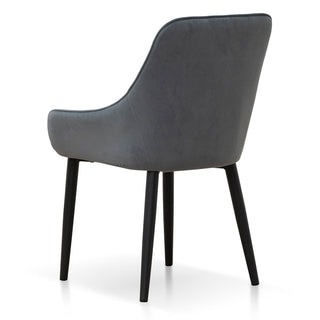 Aria Dining Chair Black Grey