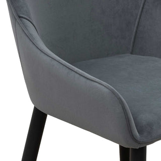 Aria Dining Chair Black Grey