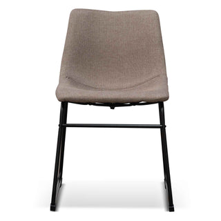 Hobart Dining Chair Grey Brown