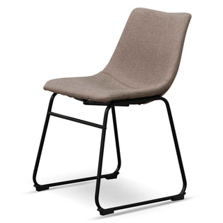 Hobart Dining Chair Grey Brown