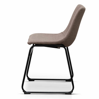Hobart Dining Chair Grey Brown