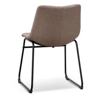 Hobart Dining Chair Grey Brown