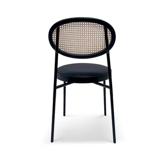 Nina Dining Chair Black Natural Tan