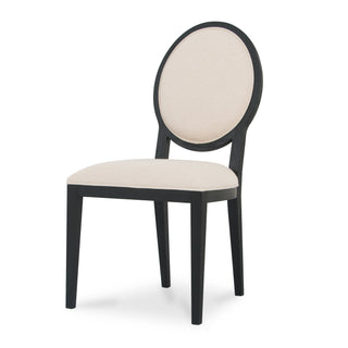 Hobart Dining Chair Black Beige