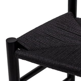 Albany Dining Chair Black Tan