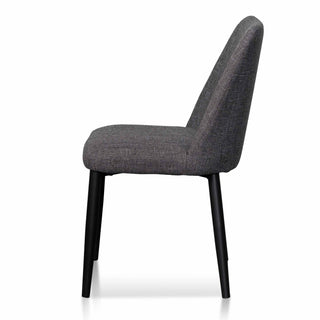 Hugo Dining Chair Black Grey
