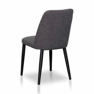 Hugo Dining Chair Black Grey
