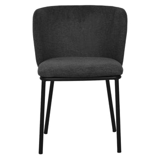 Lily Dining Chair Grey Charcoal