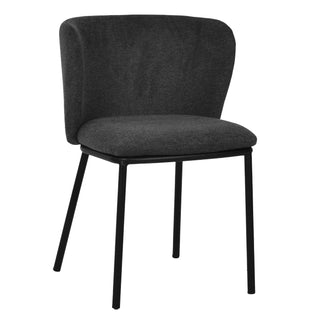 Lily Dining Chair Grey Charcoal