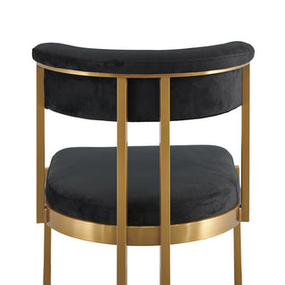 Blake Dining Chair Black Gold