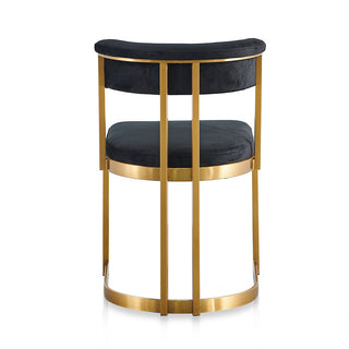 Blake Dining Chair Black Gold