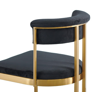 Blake Dining Chair Black Gold