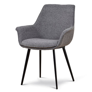 Paddington Dining Chair Tan Charcoal
