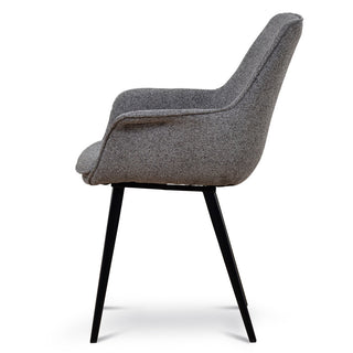 Paddington Dining Chair Tan Charcoal