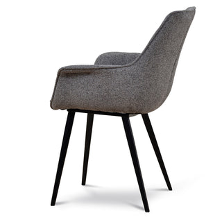 Paddington Dining Chair Tan Charcoal