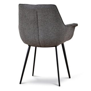 Paddington Dining Chair Tan Charcoal