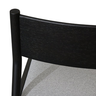 Leo Dining Chair Black Tan