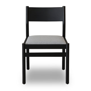 Leo Dining Chair Black Tan