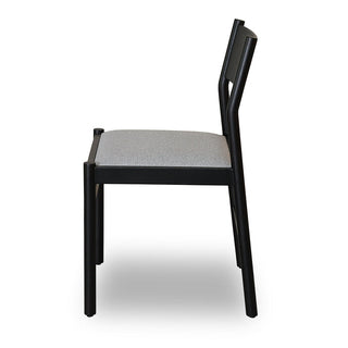 Leo Dining Chair Black Tan