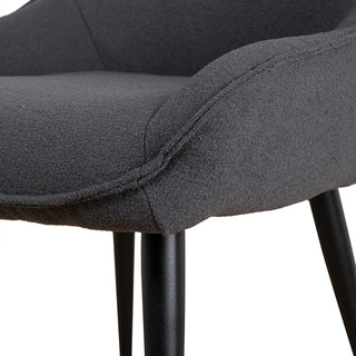 Leo Dining Chair Charcoal