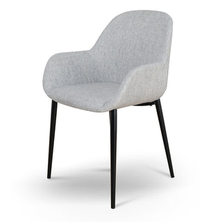Ella Dining Chair Grey Silver
