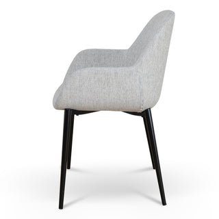 Ella Dining Chair Grey Silver