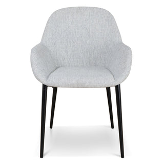 Ella Dining Chair Grey Silver