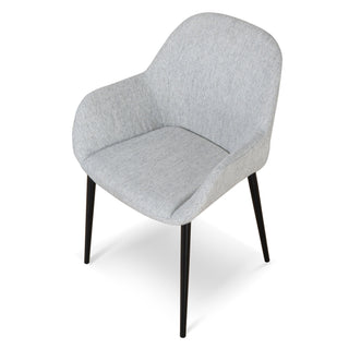 Ella Dining Chair Grey Silver