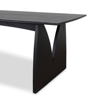 Connor Dining Table Black Red
