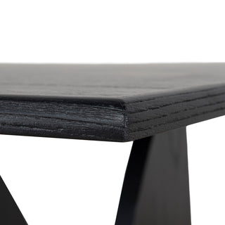 Connor Dining Table Black Red