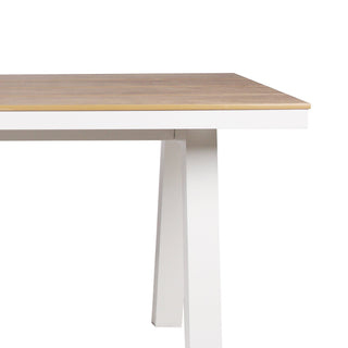 Albany Dining Table White Sand