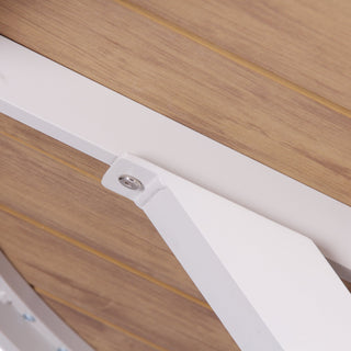 Clara Dining Table White Natural Sand